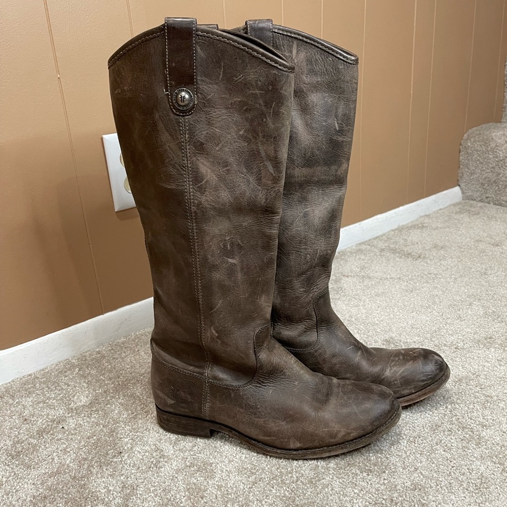 Frye Melissa Button Lug Tall